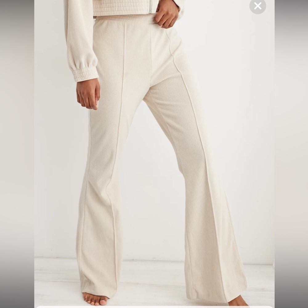 Aerie Rib Velour Pants